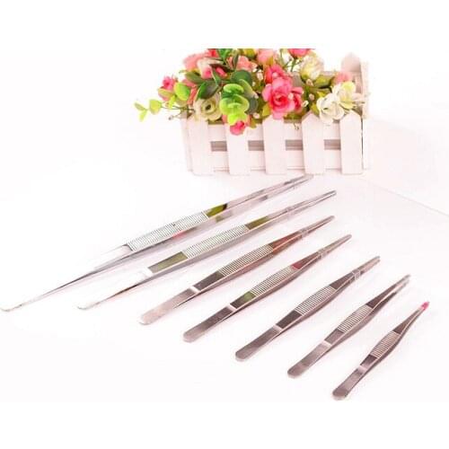 7pcs/lot 12.5-30cm Safe Anti-static Tweezers Maintenance Tools Ferramentas Hand Tools Gereedschap Outillage Ganzo Crimper Outils