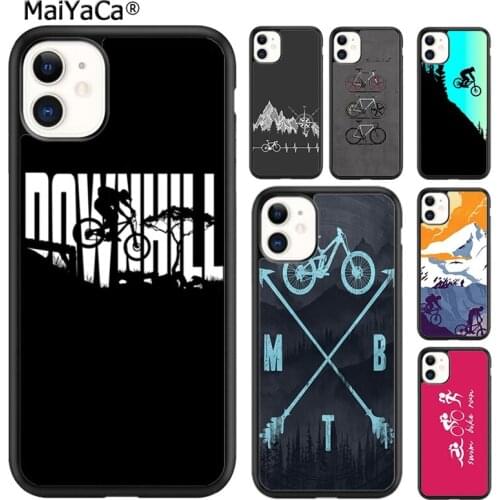 MaiYaCa mountain bike biker biking cycling Downhill bicycle Phone Case Cover For iPhone SE 6 6s 7 8 plus X XR XS 11 12 pro max