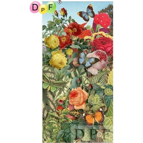 DPF diamond embroidery Buttering butterflies diamond painting cross stitch neendlework rhinestone home decor diamond mosaic DIY