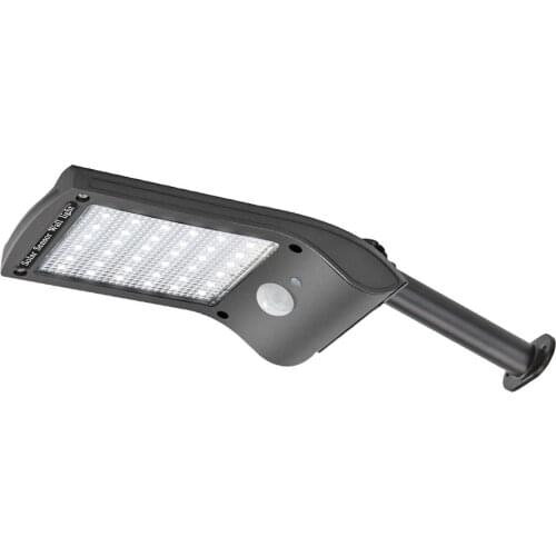 Human Body Induction Solar Lamps Plastic 36 LED Wall Light Waterproof Concave Garden Street Lamp Outdoor Lighting