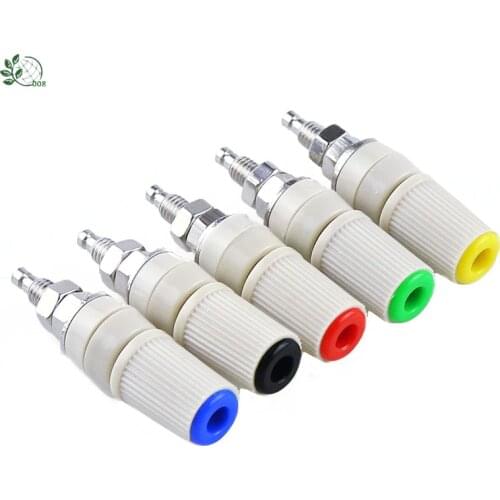 Connector M5*48 copper terminal 5mm/30A, high current 4mm banana socket / terminal / ground plug