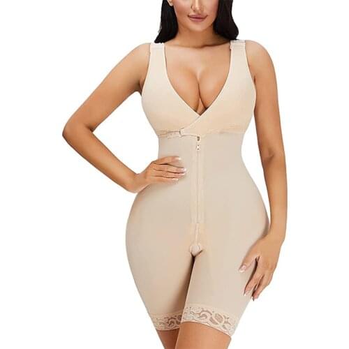 Fajas Reductoras y Moldedadoras Levanta Cola Post Surgery Body Shaper Full Body Shapewear Slimming Bodysuit Overbust Corset Belt