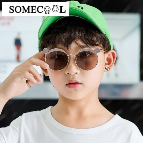 Cartoon Mikey Mouse Shaped Sunglasses kids 3-8 years Baby Boys&girls Vintage sun glasses UV400 Party glasses Cute Child eyewear