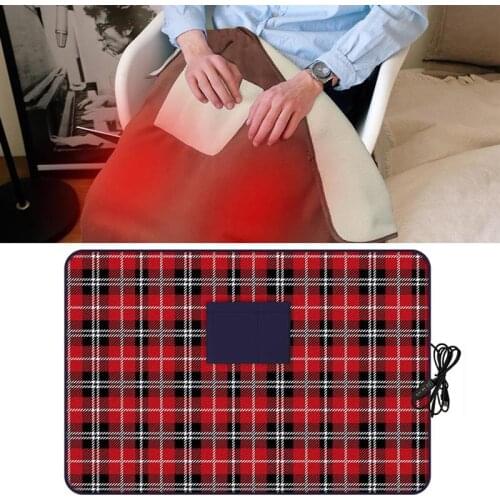 Electric Heated Blanket USB Car Heating Shawl Blanket Foldable Electric Knee Blanket for Road Trip Camping and stay warm