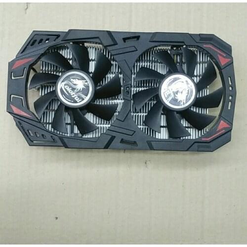 Cooling Used graphics card radiator For Colorful GTX1050 TI Smart Shark 4G V3 heat sink GPU FAN Installation size 43*43mm