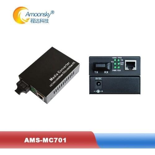 LED dot matrix video wall smaller fiber optical media converter MC701 multi mode like linsn mc801 for outdoor led screen