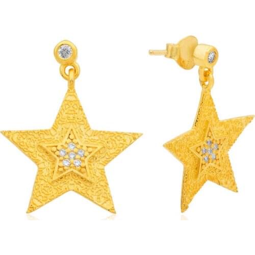 Tevuli 925 Sterling Silver Star Earrings