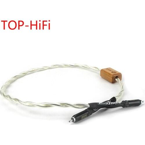 TOP-HiFi Pcs Nordost Odin 75Ohm Coaxial Digital Cable RCA to RCA Interconnect Cable with Rhodium plated WBT Plug