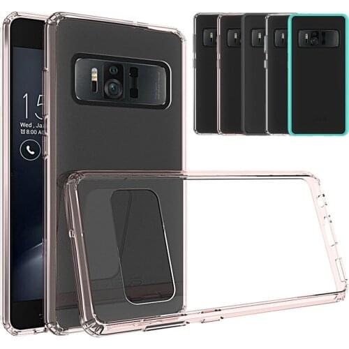 Ultra Slim TPU Frame Bumper Hard PC Back Clear Case Shockproof Anti Scratch Transparent Cover For ASUS ZenFone AR ZS571KL