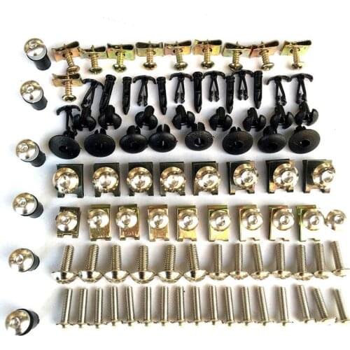 Stainless Steel Complete Black / red Fairing Bolt Kit Body Screws for Honda CBR954 954 2002 2003 CBR954RR 02 03