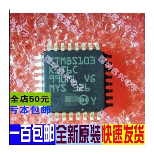 5Pcs/lote STM8S103K3T6C, 8-bit microcontroller, LQFP32 chip