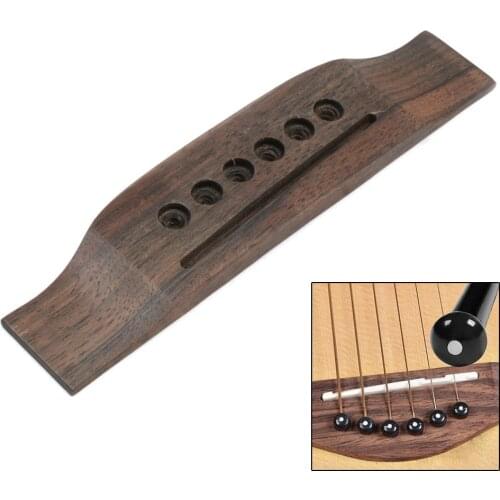 6 String Guitar Rosewood Bridge Saddle For Martin Style Acoustic Folk Acoustic Guitar Adjustable Musical Instrument Accessories
