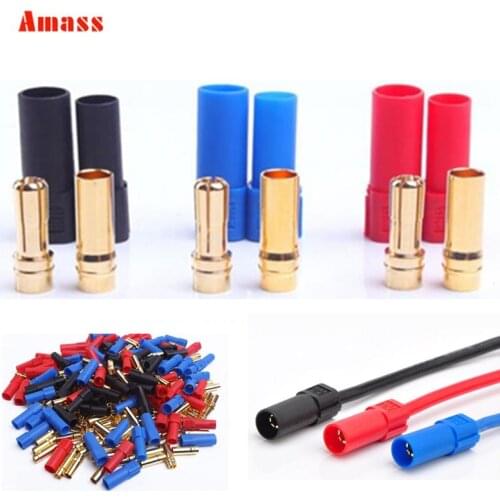 9Pairs/lot Amass XT150 Connector Adapter Male Female Plug 6mm Gold Banana Bullet Plug 150 High Rated Amps For RC LiPo Battery