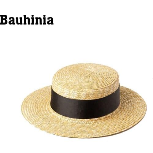 Bauhinia 2020 summer Woman sun hat new fashion Panama sun hat beach hat ribbon straw hat woman cap
