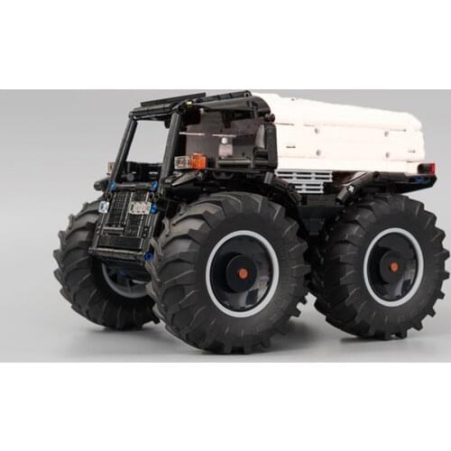 BuildMOC ATV Cars Vehicle RC Motor Power Function MOC-10677 Fit Educational Building Block Bricks Toys Kid Gifts