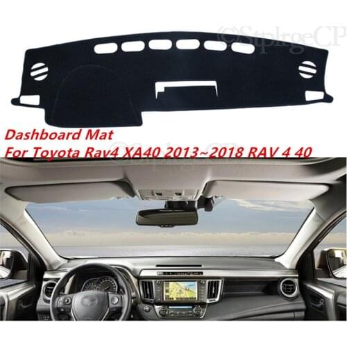 For Toyota Rav4 XA40 2013~2018 RAV 4 40 Anti-Slip Mat Sunshade Dashmat Protect Carpet Dashboard Cover Pad Accessories