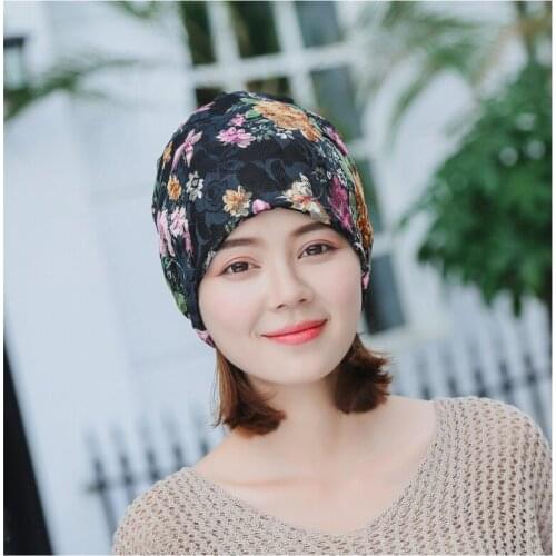 Hot-selling fashion lace beanie, all-match classic lace cap, new lace Baotou confinement maternity hat