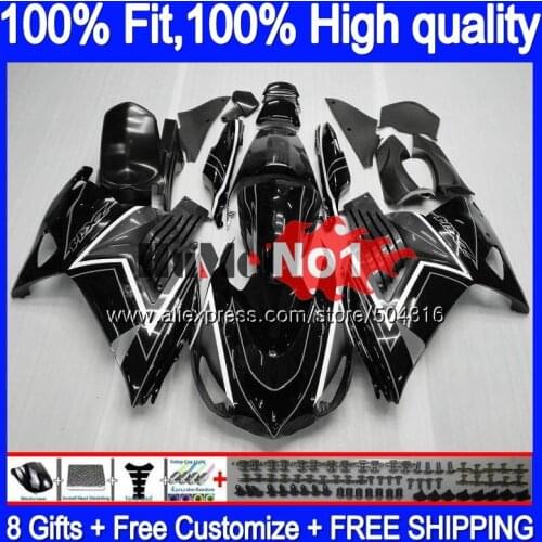 Injection For KAWASAKI ZX 14R ZX14R 06 07 08 09 10 11 78MC.12 ZZR1400 ZX-14R 2006 2007 2008 2009 2010 2011 Grey black Fairing