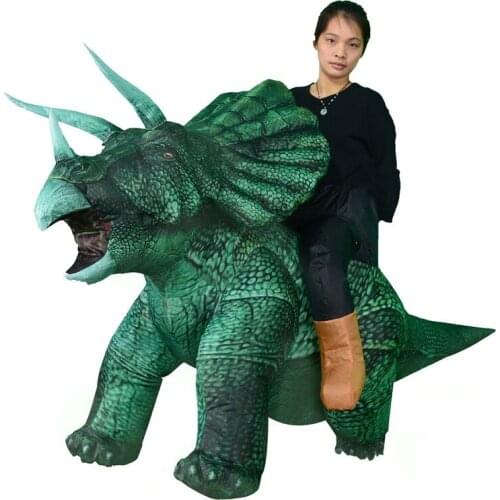Dinosaur Costume Spinosaurus Pterodactyl Triceratops Adult Mascot Cosplay Halloween Man Boy Universal Costume