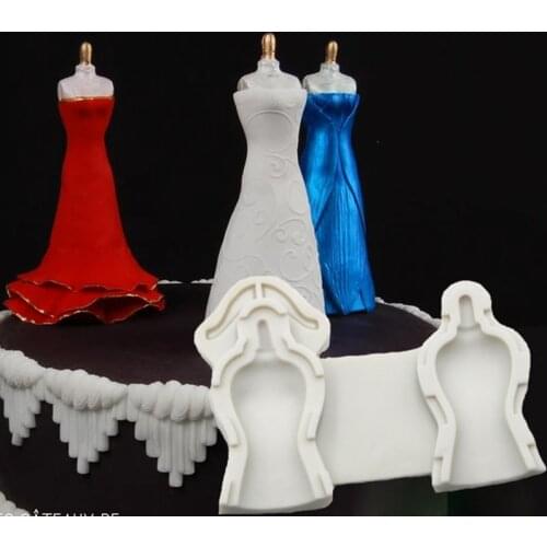 Mannequin Silicone Mould Fondant Cakes Decorating Tools Silicone Molds Sugarcraft Chocolate Baking Tools For Cakes Gumpaste Form