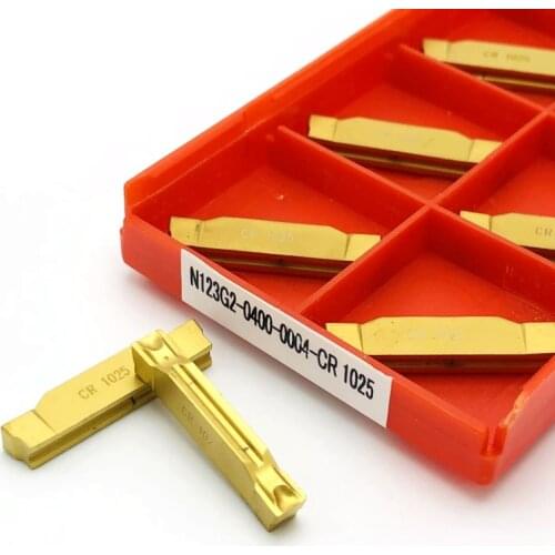 Grooving Knife N123G2 0300 0003 CR1125 CR1025 Carbide Inserts Lathe Tool Groove Insert Cutting Tool N123G2 Alloy Turning Inserts