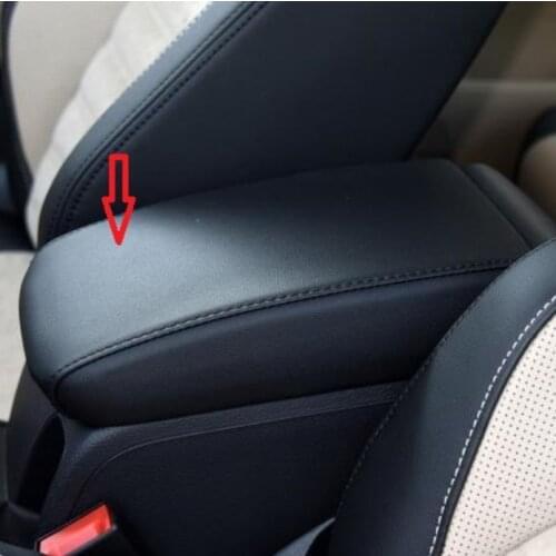 Customzied Microfibre Leather Center Armrest Cover For Volkswagen Jetta mk6 2012 2013 2014 2015 2016 2017
