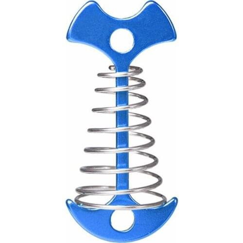 Ground Nails Fish Bone Floor Spring Nail Portable Camping Adjustable Tent Nail