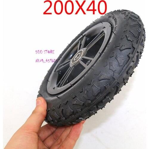 New Inner rubber Tire and wheel hub 200X40 with a Bent Angle Valve Stem Electric bicycle tyre Electric Scooter motorcycle