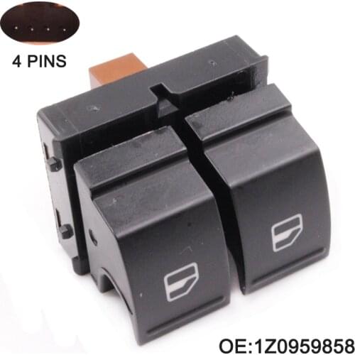 YAOPEI Master electronic Window Control Switch 1Z0959858 1Z0 959 858 For Skoda Yeti Fabia MK2 Octavia 2 Roomster car accessories