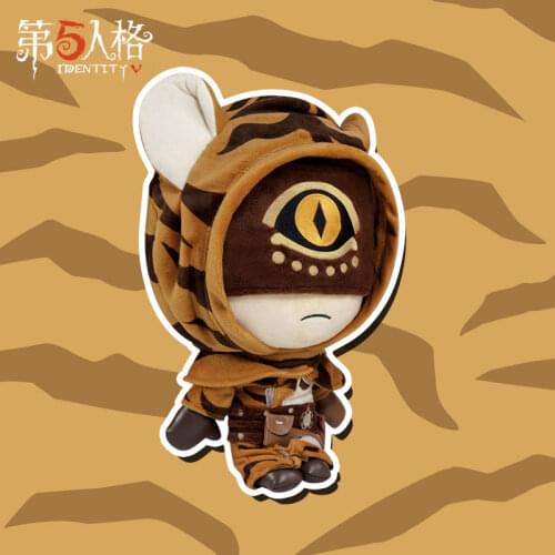 Anime Game Identity V Eli Clark Short Plush Doll Pillow Cute Longing Tiger Change Clothing Toys Cushion Cartoon Xmas Gifts 32cm