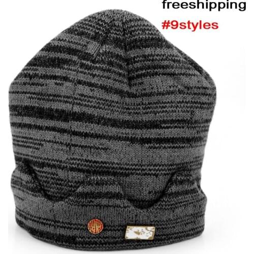 Man Women Beanie Riverdale Jughead Jones Cosplay Beanies with Brooch pins Fashion Crown Knitted Cap Hat