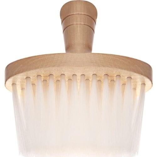 Barber Neck Face Duster Brush Soft Wooden Handle Cleaning Hairbrush Hair Sweep Brush Salon Household Hair Cleaning