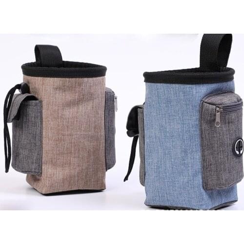 Outdoor Dog Treat Bag Drawstring Carries Pet Toys Food Poop Bag Portable Feed Storage Reward Waist Bags Pet Products for Dog
