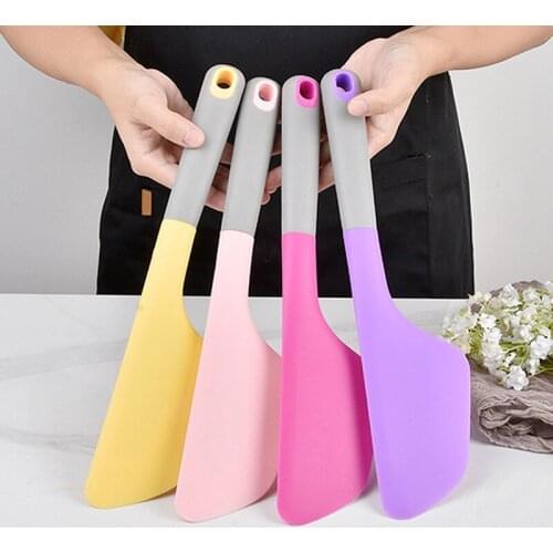Extra Large Silicone Cream Baking Scraper 34Cm Non Stick Butter Spatula Smoother Spreader Heat Resistant Cookie Pastry Scraper