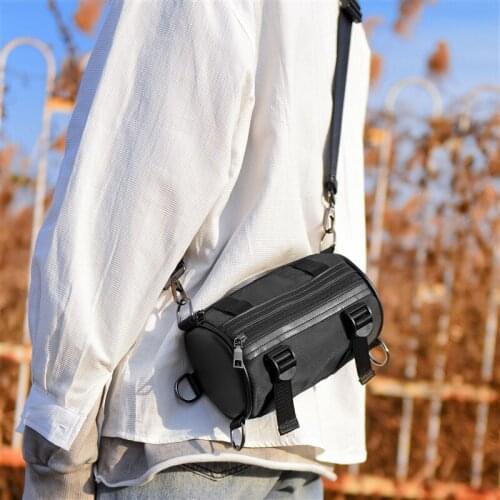 Tidog korea fire slung shoulder bag street hip hop cylinder chest bag