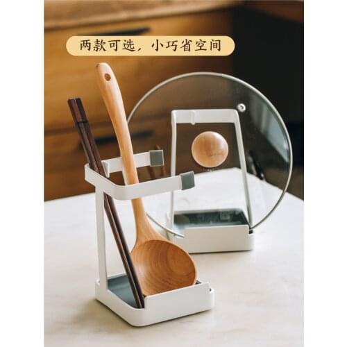 Seat type pot cover shelf table sitting shelf pot lid spoon case rack kitchen tool multi-function pan hanger insert