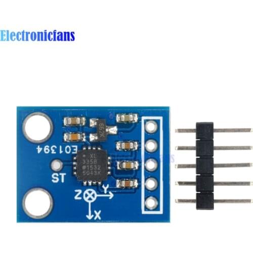 5PCS GY-61 ADXL335 Acelerometro 3-Axis Analog Output Accelerometer Module Angular Transducer 3-5V 100% Origin