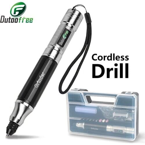 Dutoofree Grinder Mini Drill Mini Engraving Cordless Drill With Drill Inalambrico Engraver Electric Rotary Tool Engraving Pen