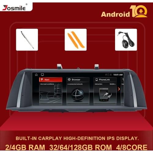 IPS DSP 4GB Android 10 Car Radio Multimedia For BMW 5 Series F10 F11 2010-2016 CIC NBT Car GPS Navigation F10 Stereo Head Unit