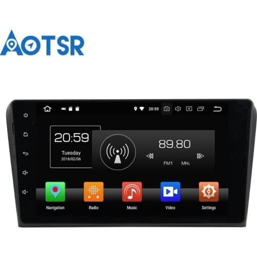 Aotsr Android 8.0 7.1 GPS navigation Car DVD Player For Mazda 3 2010-2012 multimedia radio recorder 2 DIN 4GB+32GB 2GB+16GB