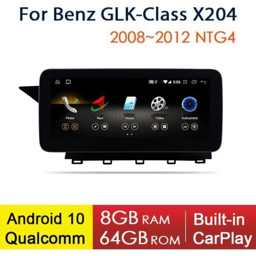 Qualcomm For Mercedes Benz GLK X204 2008~2012 Navigation Autoradio Car Multimedia Player Radio Stereo GPS Radio 2 Din Teyes