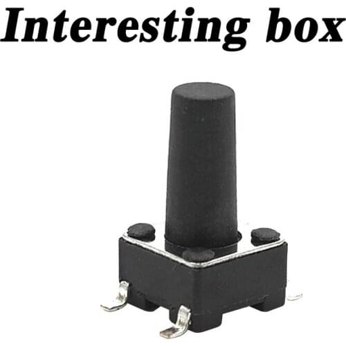 Free shipping TS-D003 touch switch 6*6*10.5 patch 6x6x10.5 home appliance button SMD disc taping DIY handmade accessories