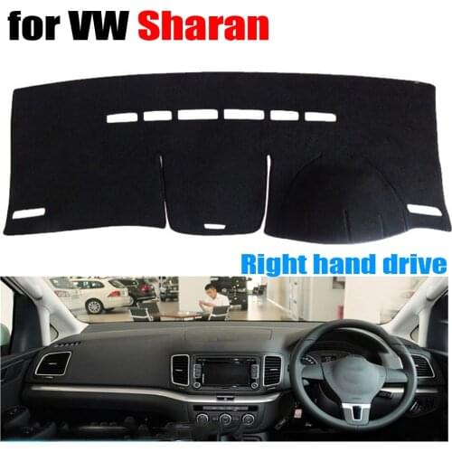 Car dashboard covers mat for Volkswagen VW SHARAN all the years Right hand drive dashmat pad dash cover dashboard accessories
