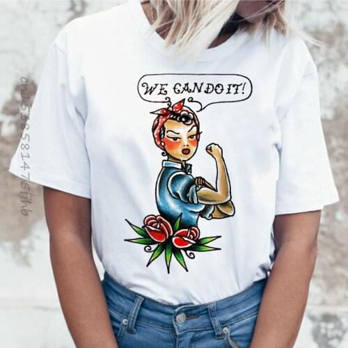 Premium Feminist Girl Power Tee Feminism Graphic Summer Feminism T Shirt Top Harajuku Female T-Shirt Kawaii Shirt Women Print