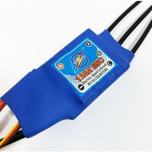 BJT 125A ESC Brushless outrunner Motor speed controller with 5A/5V BEC for fixed-wing RC airplane Helicopter UBEC125A