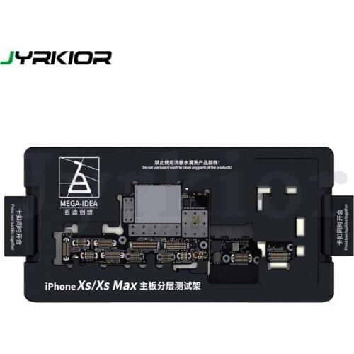 MEGA-IDEA For iPhone X XS/XS MAX 11 Pro Max Motherboard Test Fixture Logic Board Upper And Lower Tester As Qianli iScoket Tool