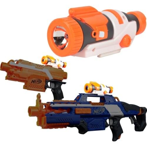 Modified Part Tactical Flashlight for Nerf Elite Series Retaliator Rapidstrike for Nerf Modulus Regulator toy gun 2018