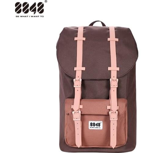 8848 Mens Casual Backpack Oxford Waterproof 15.6'' Notebook Backpack USB Charge Travel bag 2019 New Male Schoolbag 111-006-018