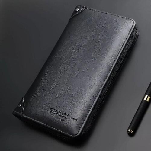 2021 New Mens Long Wallet Fashion Simple Large Capacity Multifunctional Handbag Wallets Wallet for Men