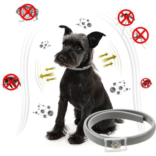 Pet Dog Collar Herbal 63/38cm Necklace Adjustable Cat Collar Anti Flea Ticks Mosquitoes Waterproof Outdoor Protective